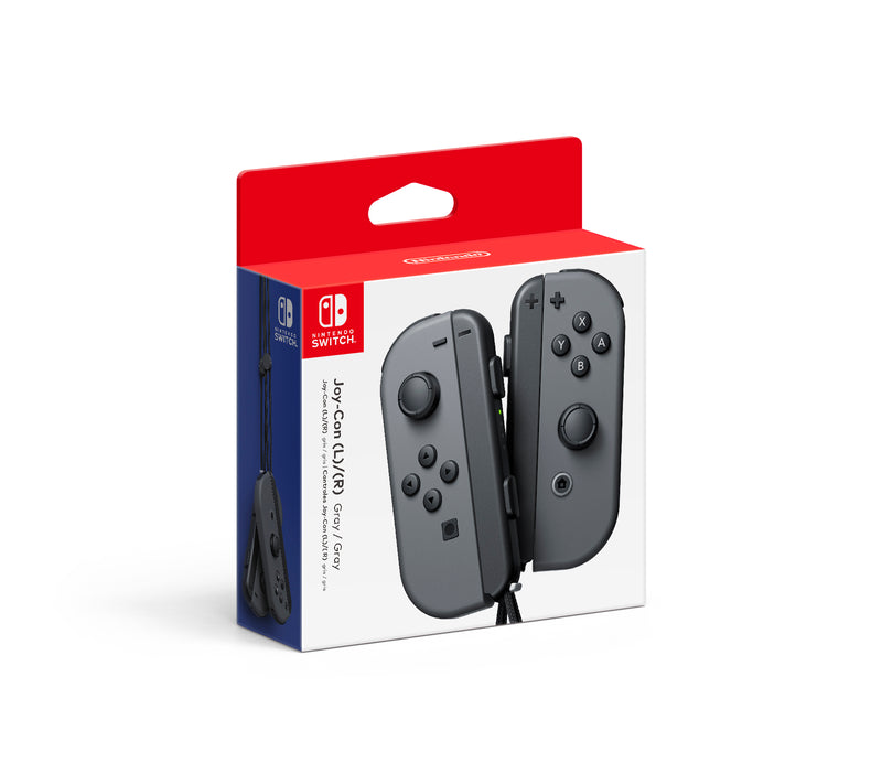 JOY CON CONTROLLER 2 PACK GREY SWITCH