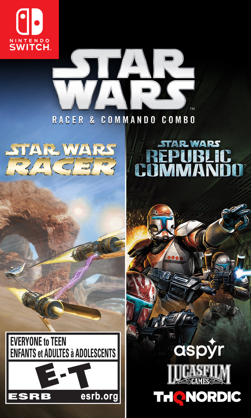 STAR WARS RACER & COMMANDO COMBO PACK SWITCH