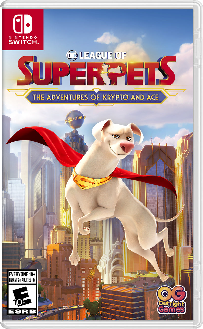DC LEAGUE OF SUPER PETS THE ADVENTURES OF KRYPTO AND ACE SWITCH