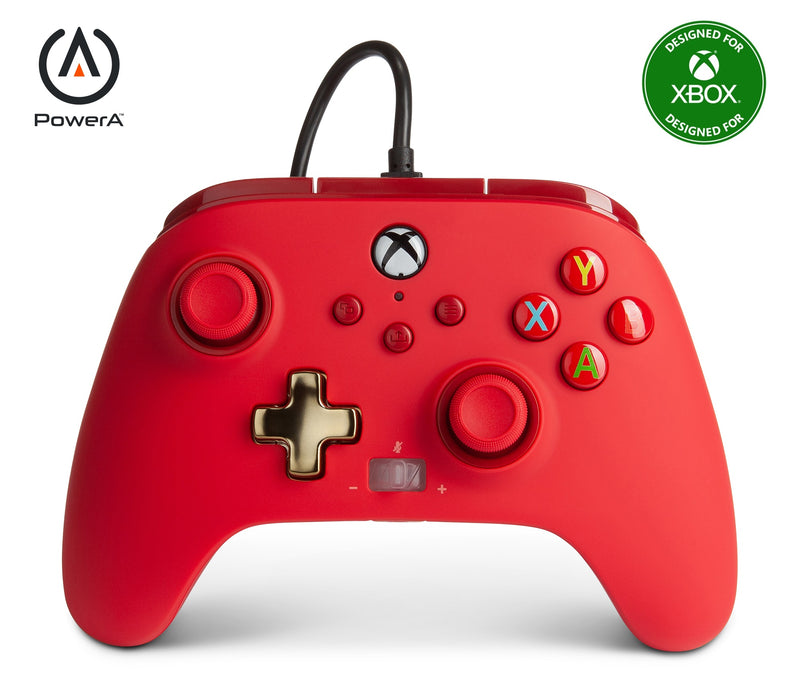 ENHANCED WIRED CONTROLLER RED XBSX